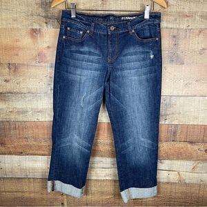 New York & Company Low Rise Straight Leg Cropped Jeans Women’s Size 6